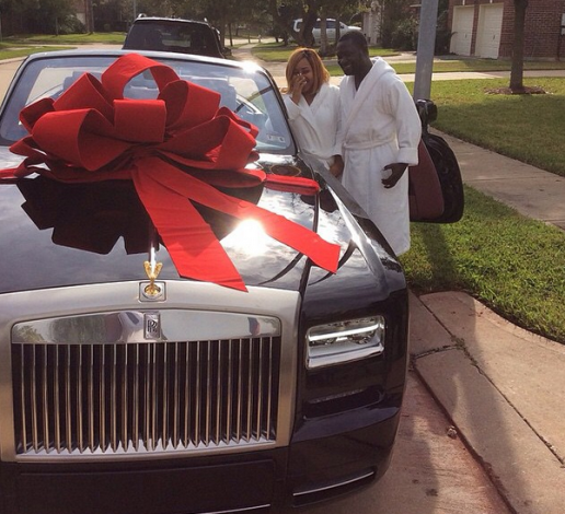 PHOTOS: 2FACE IDIBIA’S BILLIONAIRE FRIEND, AYIRI EMAMI, BUYS WIFE CUSTOMIZED ROLLS ROYCE AS BIRTHDAY GIFT