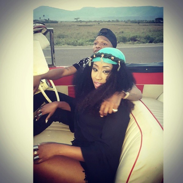 Wizkid and Victoria Kimani Caught Kissing, Speed off to Hotel to Have Sex?