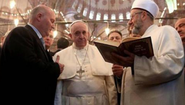 Pope Francis Prays in Istanbul’s Blue Mosque