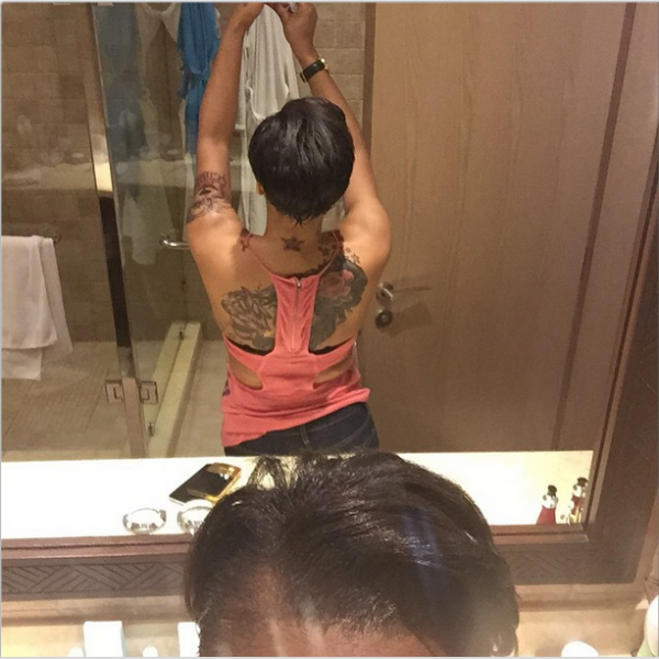 Tonto Dikeh Shows off Her Tattoos, Says ‘So in Love with Every Inch of Me’