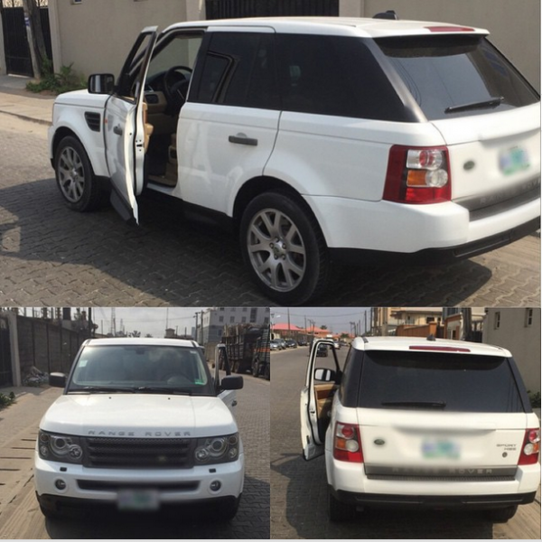 BBA HOTSPOT STAR, TAYO FANIRAN GETS NEW RANGE ROVER SPORT