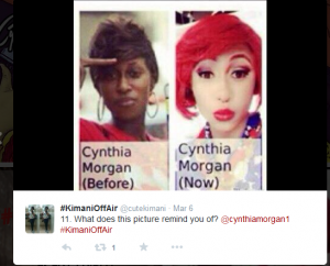 Cynthia Morgan: BEFORE & NOW