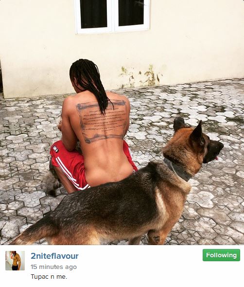 You Can't Believe What Flavour is Doing With One of His Dogs