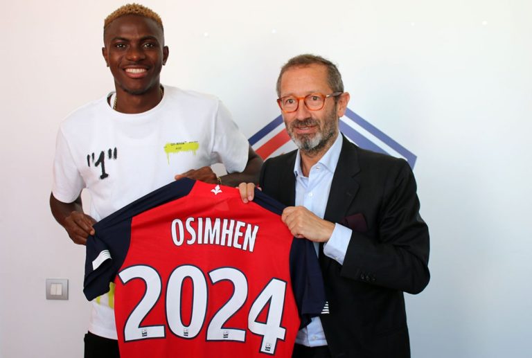 Victor Osimhen: Super Eagles Striker Joins French Club, Lille