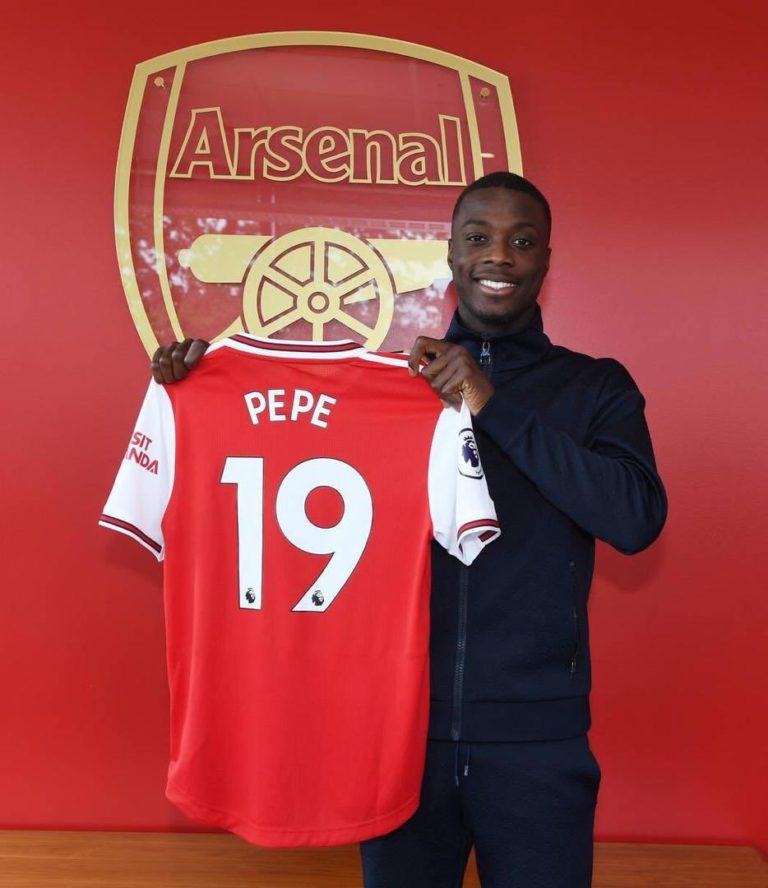 #PepeIsHere: Nicolas Pepe Becomes Arsenal Record Signing
