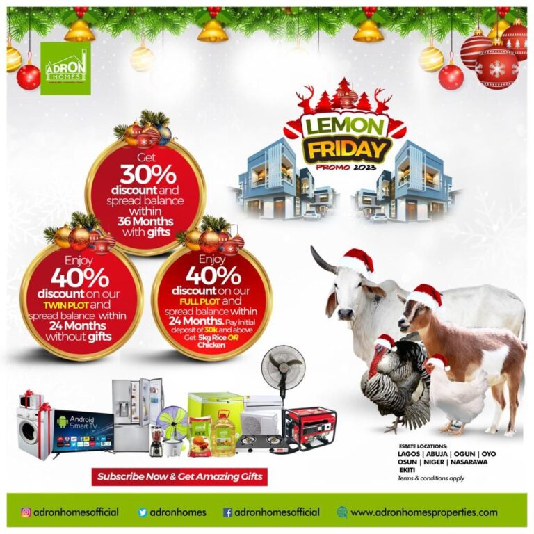 Adron Homes Unveils ‘Lemon Friday’ To Create Stream Of Opportunities For Customers