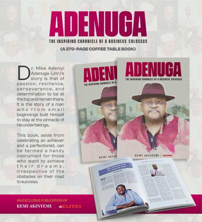 TheElites Publisher, Kemi Akinyemi Releases New Book On Adenuga