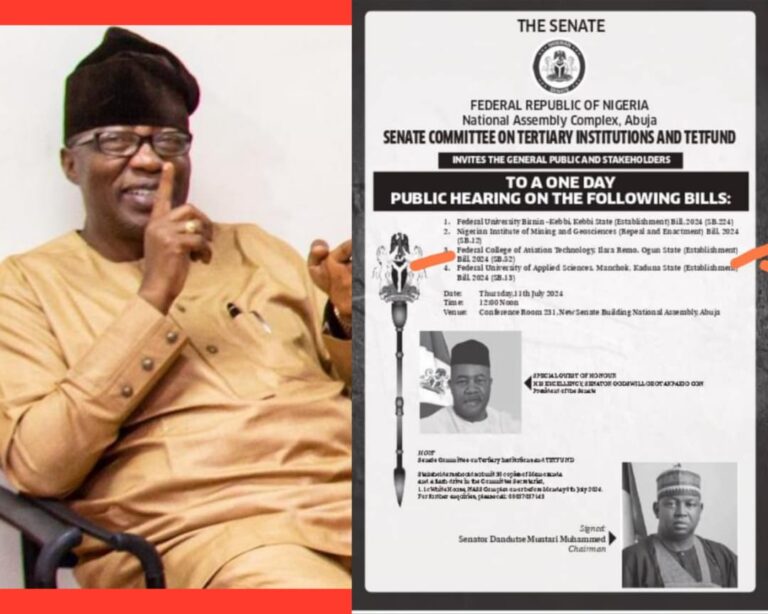 Senate Schedules Senator Gbenga Daniel Proposed Bill For Public Hearing
