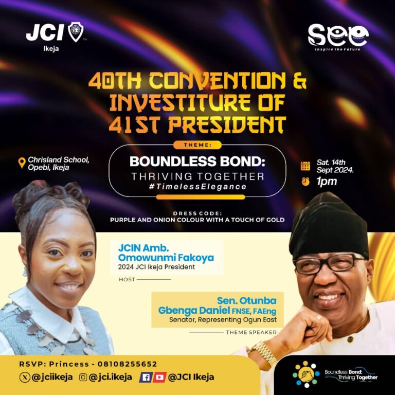 Otunba Gbenga Daniel to Speak At JCI Ikeja Lecture 2024