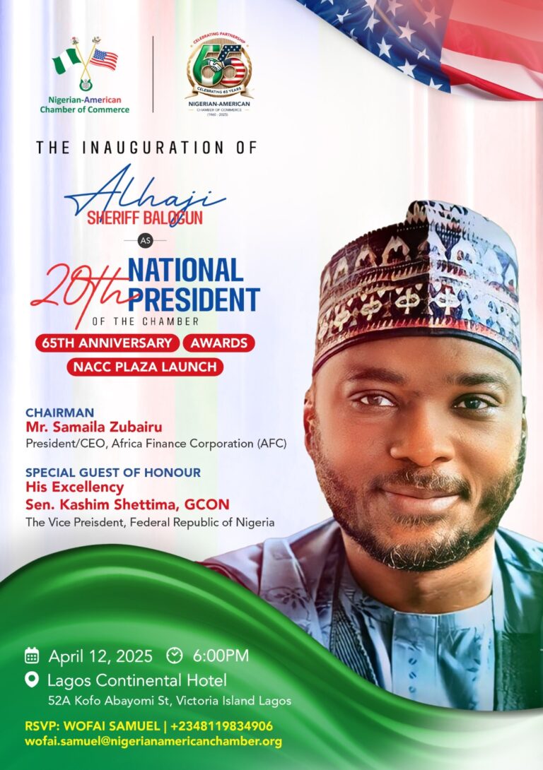 Vice President Shettima to Attend NACC 65th Anniversary Gala In Lagos