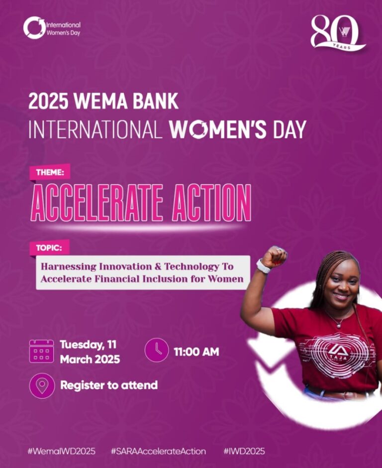 Wema Bank Set to Commemorate International Women’s Day 2025