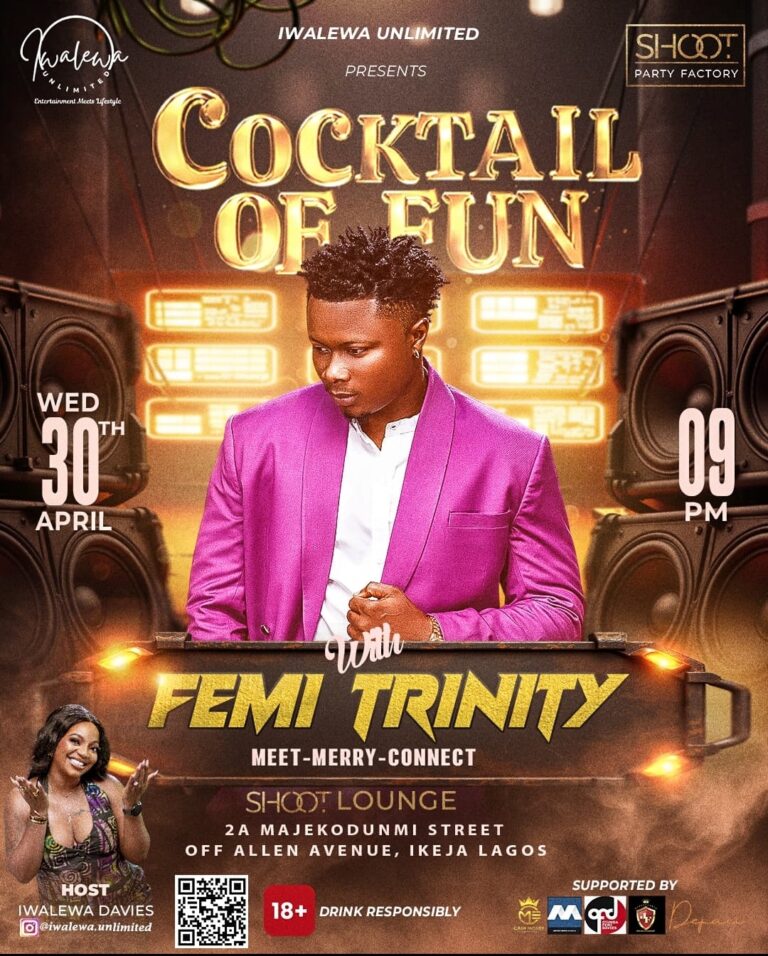 Cocktail of Fun: Gears Up for 10th Edition in Ikeja with Femi Trinity Live On Stage