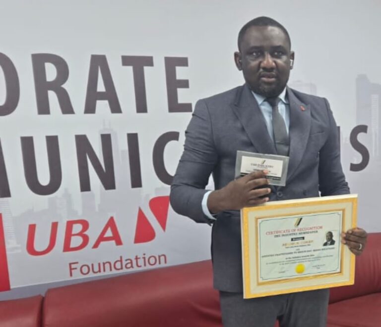 UBA’s Abiodun Coker Named “Future Leader in Media Management” at The Industry Summit/Awards