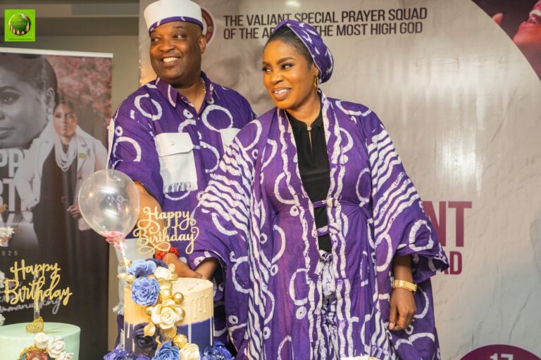 Olori Aderonke EmmanuelKing Honoured in Spirit-Filled Birthday Celebration as Valiant Special Prayer Squad Marks Third Anniversary