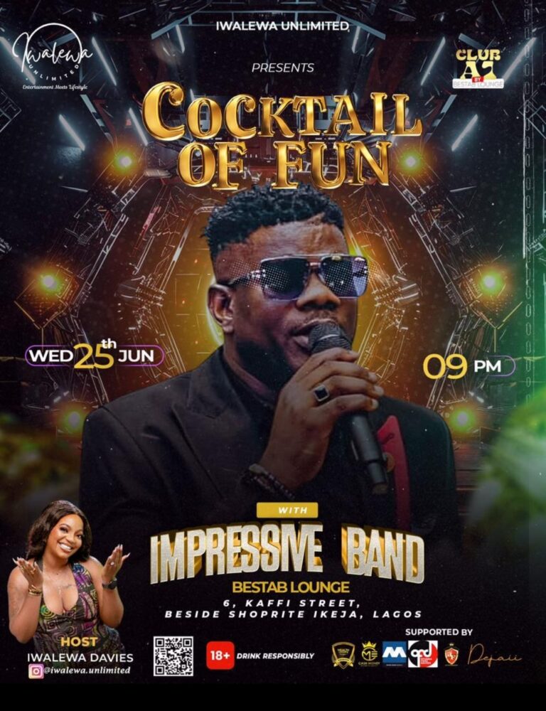 Lagos’ Favorite Vibe Returns: Iwalewa Unlimited’s Cocktail of Fun Set to Light Up Bestab Lounge