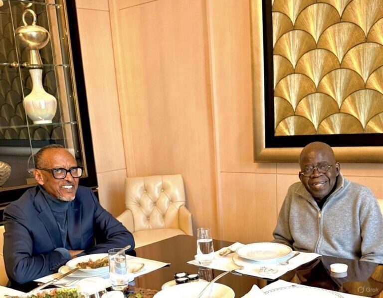 Real or Robotic? Presidency Rubbishes Claims of AI-Generated Tinubu and Kagame Paris Photo