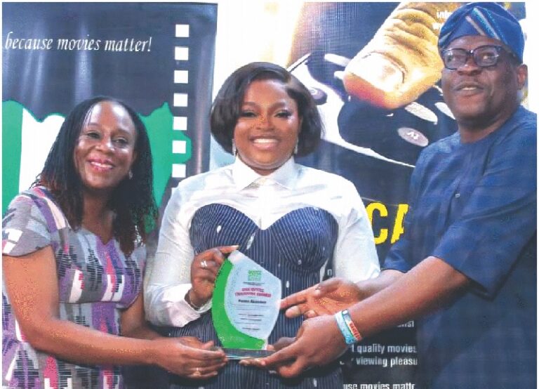 NFVCB Honours Funke Akindele With Four Awards for Nollywood Box Office Success
