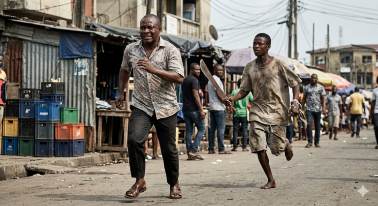 Night of Terror in Osogbo: Man Escapes Cutlass-Wielding Assailants in 15-Minute Street Chase