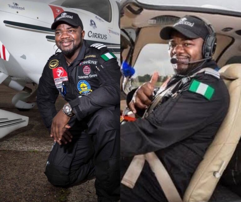 Nigerian-British Pilot Ademilola Odujinrin Makes History with Solo Flight Around the World