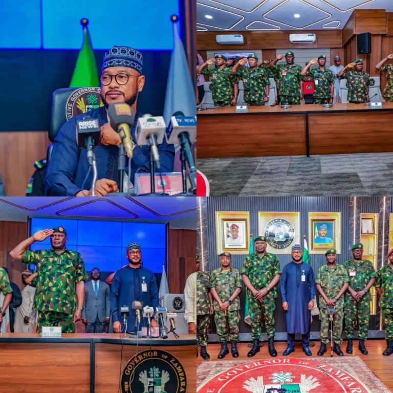 Security First: Dauda Lawal Hosts Olufemi Oluyede, Strengthens Fight Against Insecurity in Zamfara