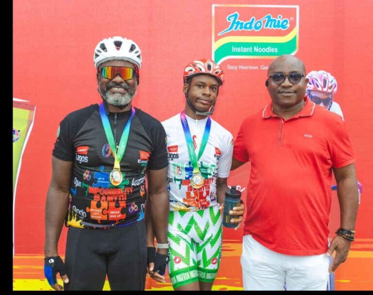 Indomie Supports Guinness World Record Autism Advocacy Ride as Lagos Honours Teen Cyclist