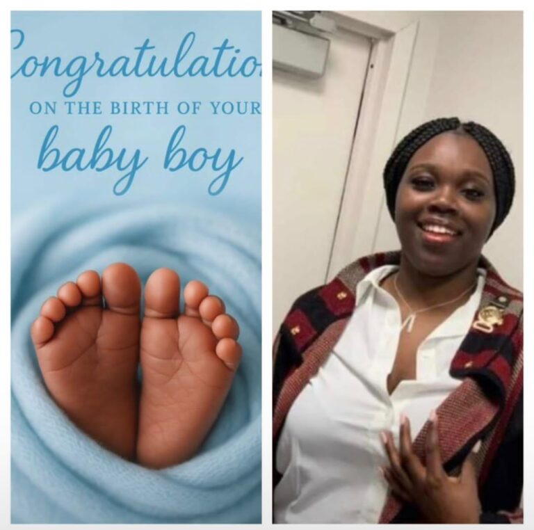 Pasuma’s Daughter, Opeyemi Welcomes Baby Boy in America