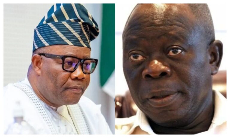 Rising Tensions in Senate as Akpabio Confronts Oshiomhole on Standing Rules