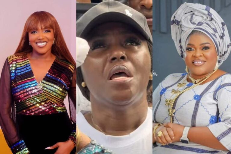 Biola Adebayo Breaks Down in Emotional Tribute to Late Actress Allwell Ademola