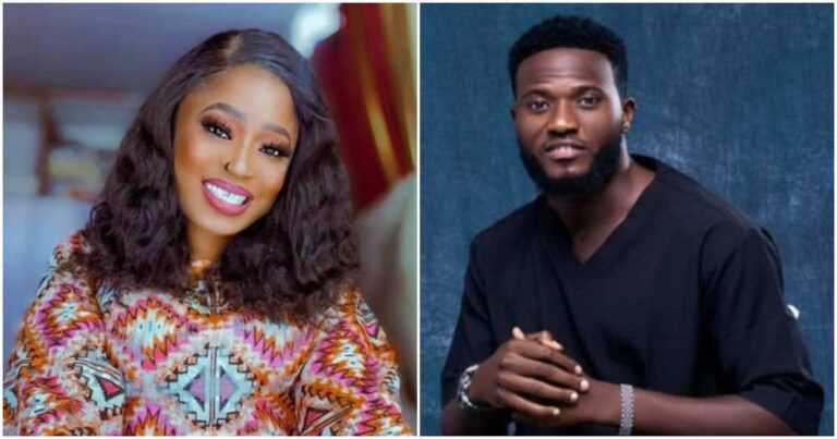 Fans React as Mustapha Sholagbade and Ex-Partner Adewunmi Fatai Celebrate Son Together