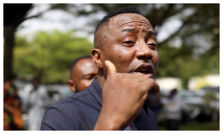 Panic as Sowore Collapses During Democracy Day Protest After Police Crackdown in Abuja