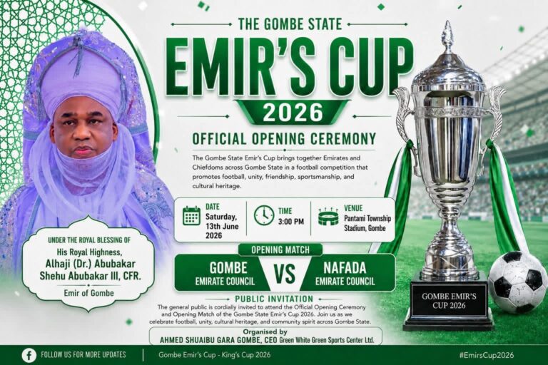 Gombe Emir’s Cup 2026 Set for Grand Kickoff as Organisers Finalise Opening Ceremony Plans
