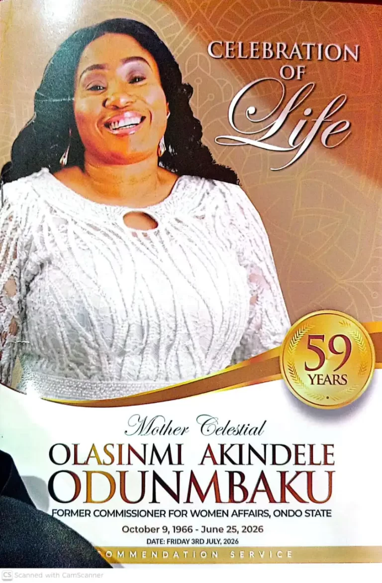 Sanwo-Olu, Aiyedatiwa, Obasa, Others Bid Emotional Farewell to Former Ondo Commissioner Olasinmi Akindele-Odunmbaku