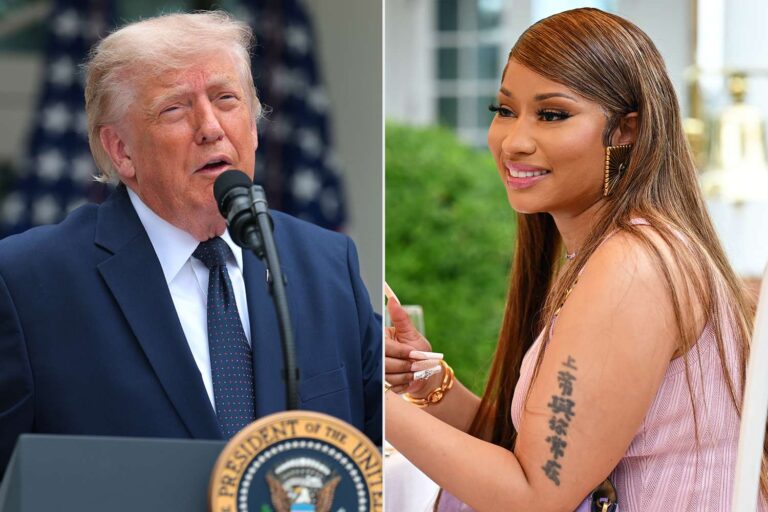 Nicki Minaj Reacts After Trump Describes Her as ‘So Hot’ at White House Gathering