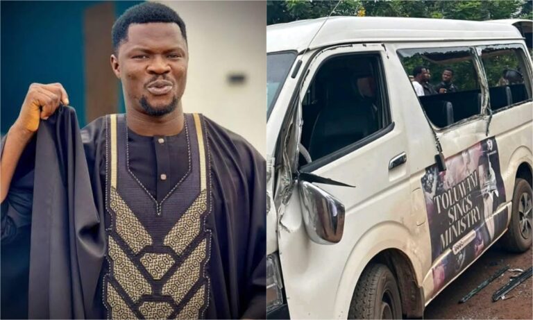 “We Survived”: Gospel Singer Toluwanisings Recounts Horror Trailer Collision