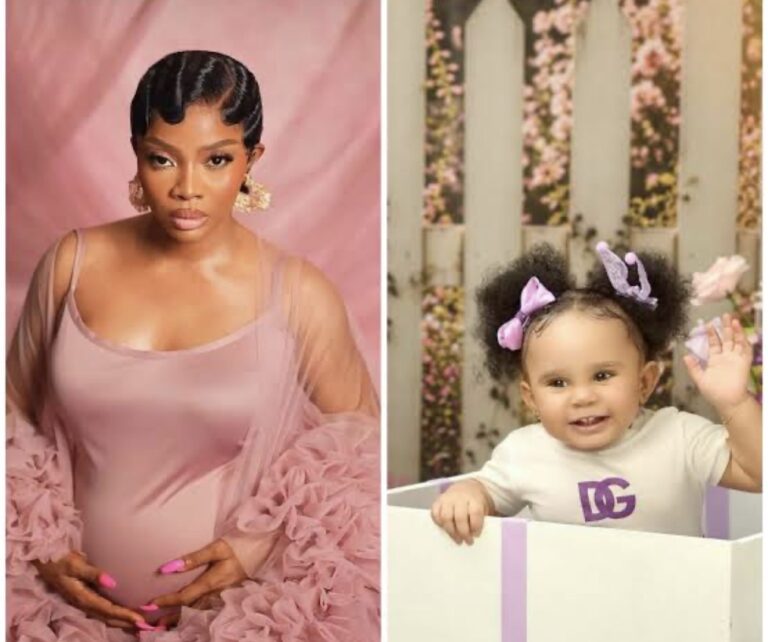 ‘I’m the Mother of a One-Year-Old’ – Toke Makinwa Unveils Daughter Yakira