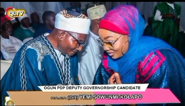 Religious Honour Meets Politics: Sowunmi-Kolapo Elevated as Ogun 2027 Race Heats Up